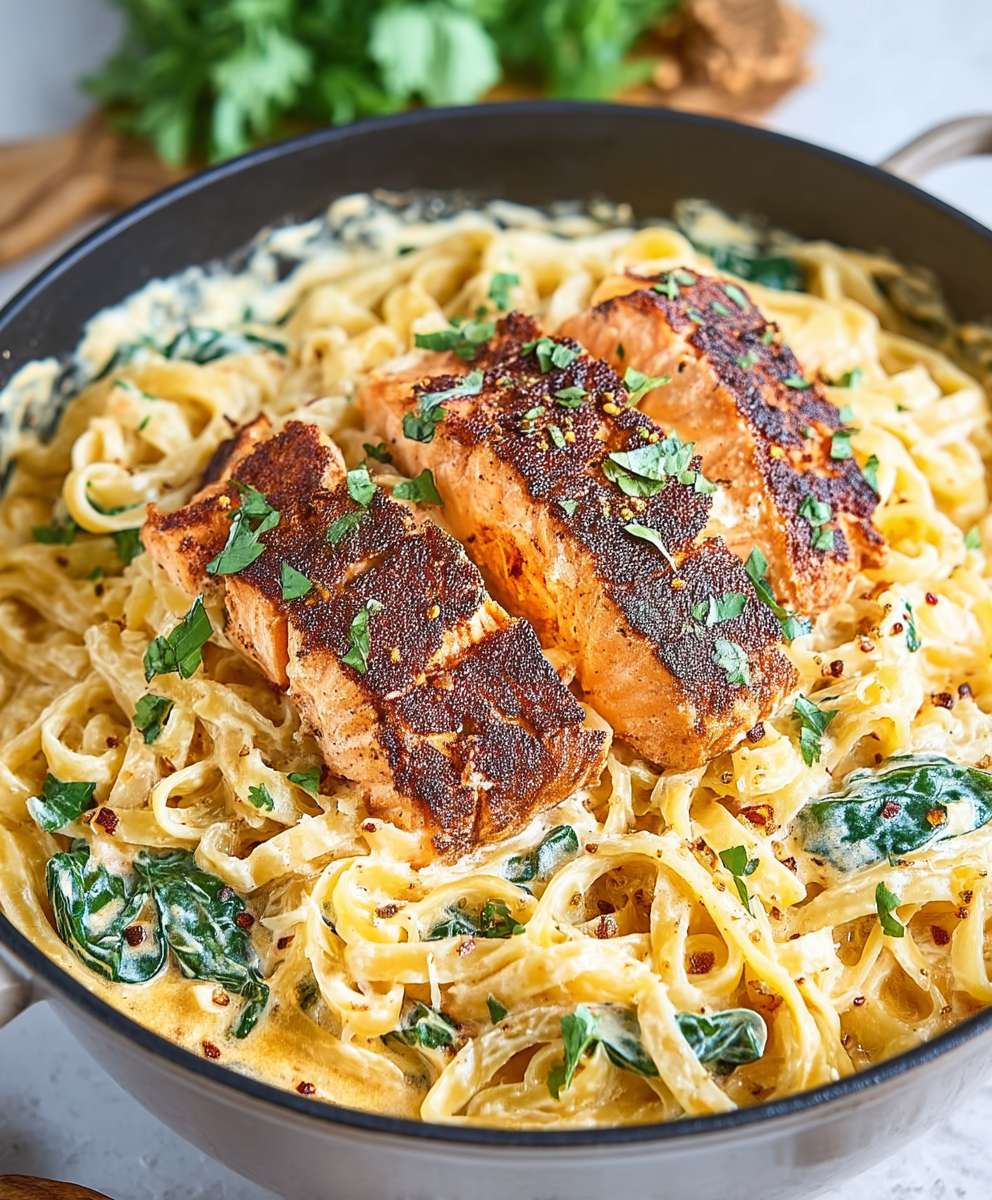 Cajun Salmon Pasta