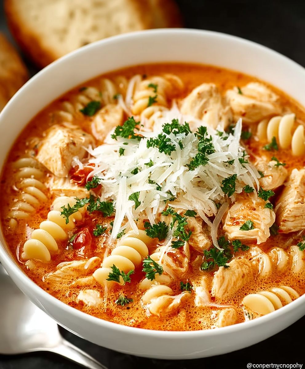 Chicken Parmesan Soup