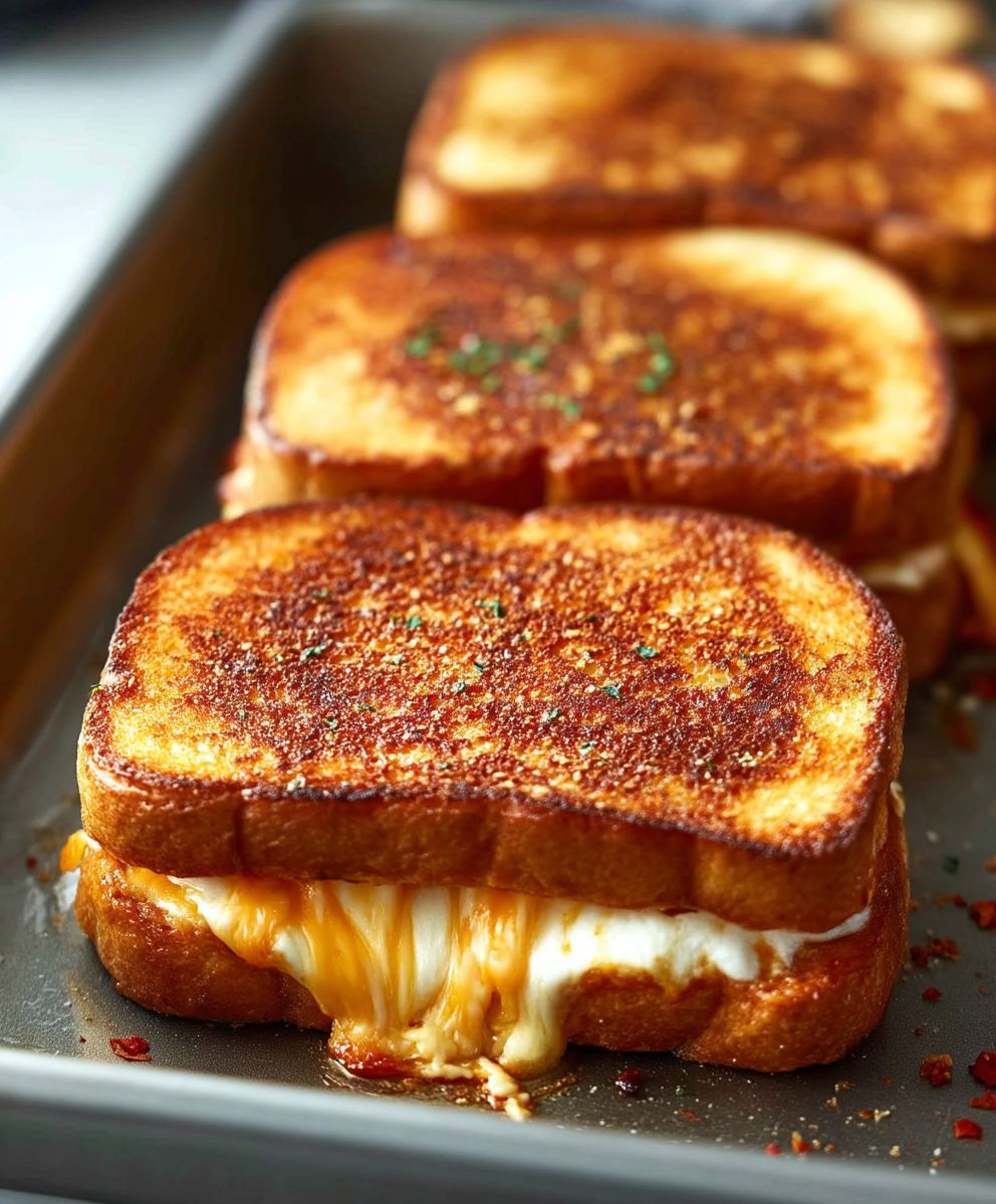 Sheet Pan Grilled Cheese