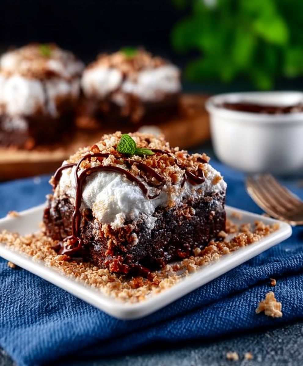 Marshmallow chocolate brownies