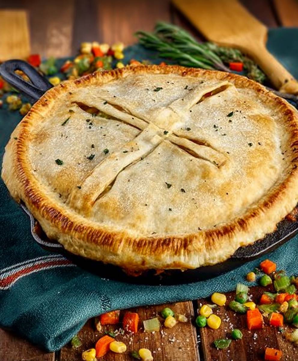 Skillet Chicken Pot Pie