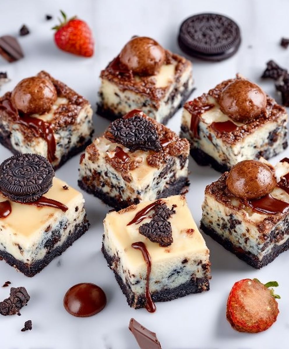 Naughty cheesecake bars