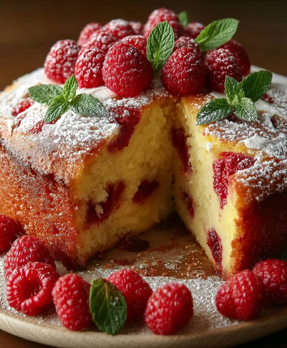 Lemon Raspberry Cake