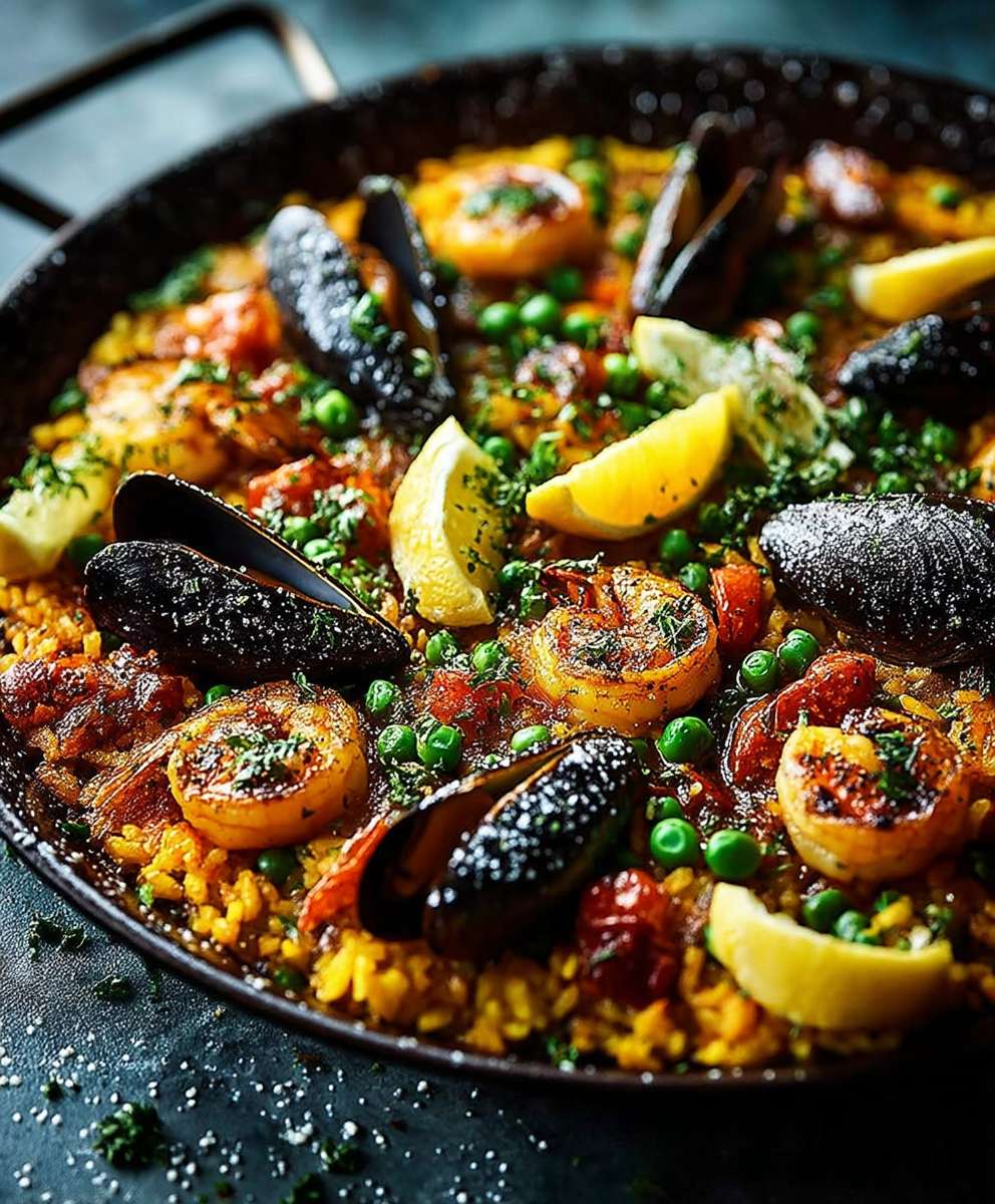 Spanish Seafood Paella
