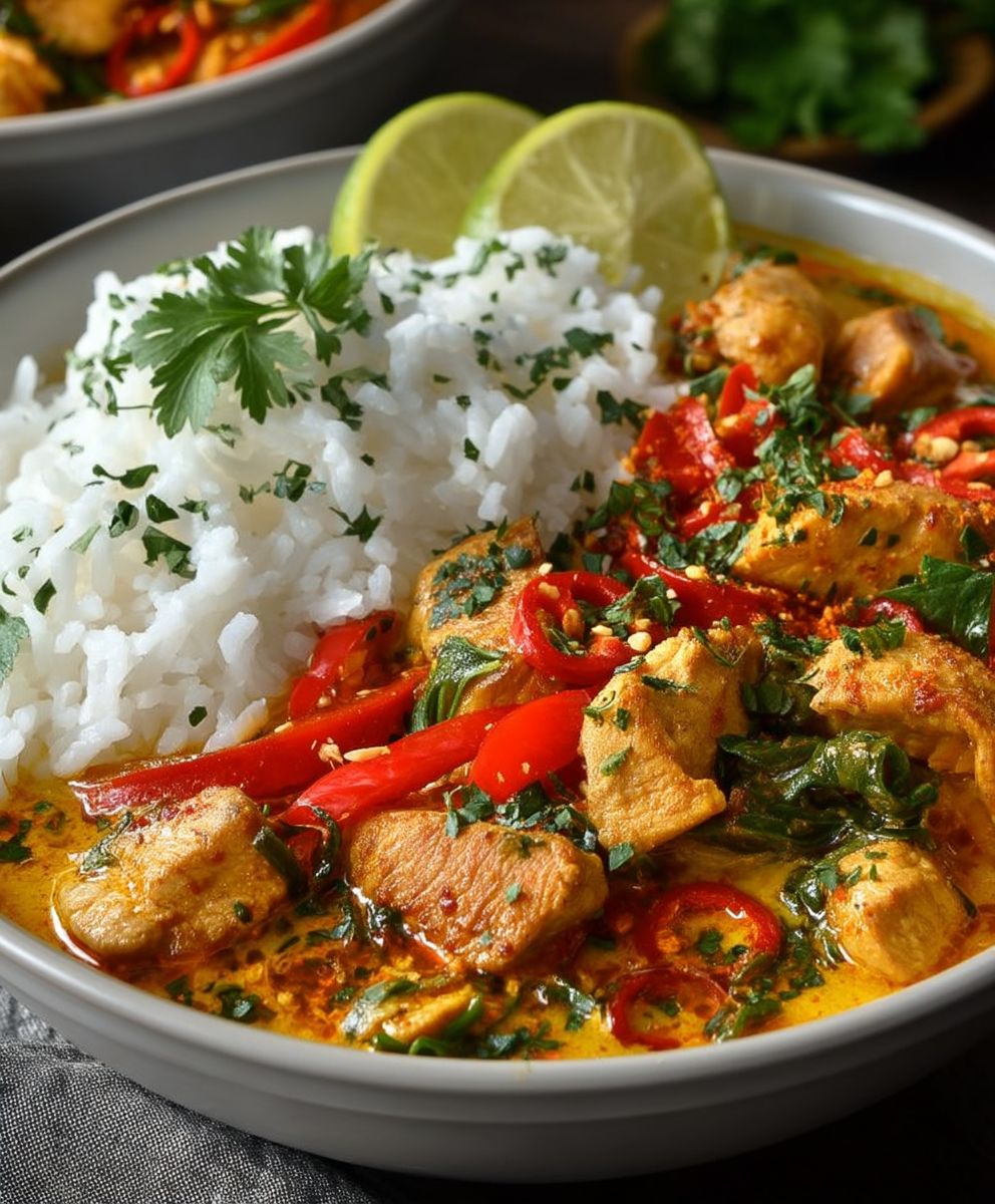 Spicy Summer Coconut Chicken