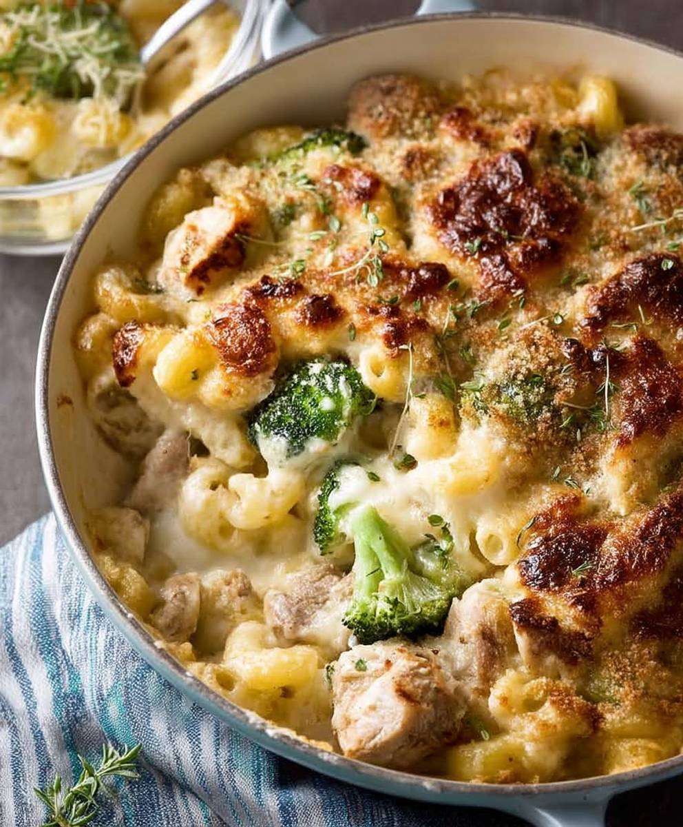 Chicken Macaroni Cheese Baked