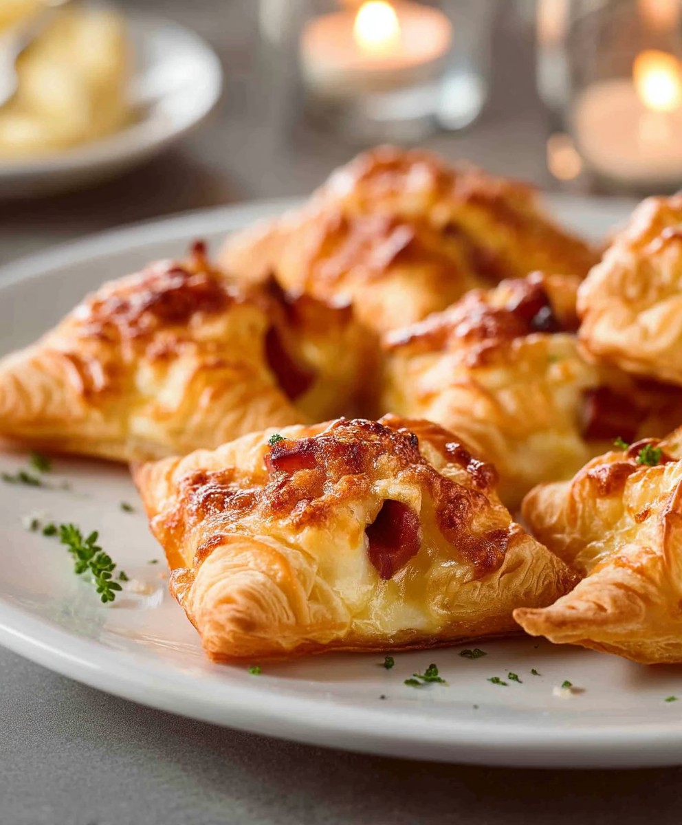 Ham and Cheese Puffs
