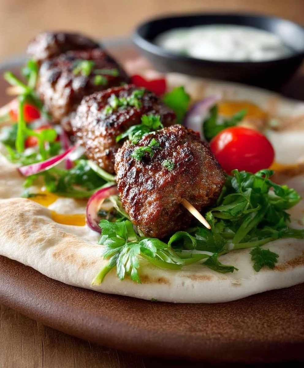Turkish Lamb Kofta Kebabs