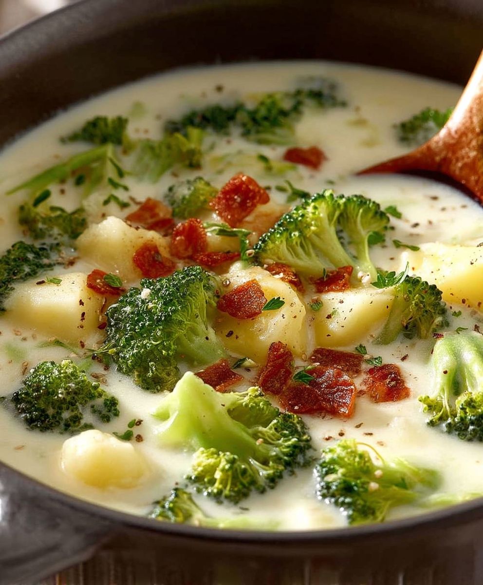 Broccoli potato soup