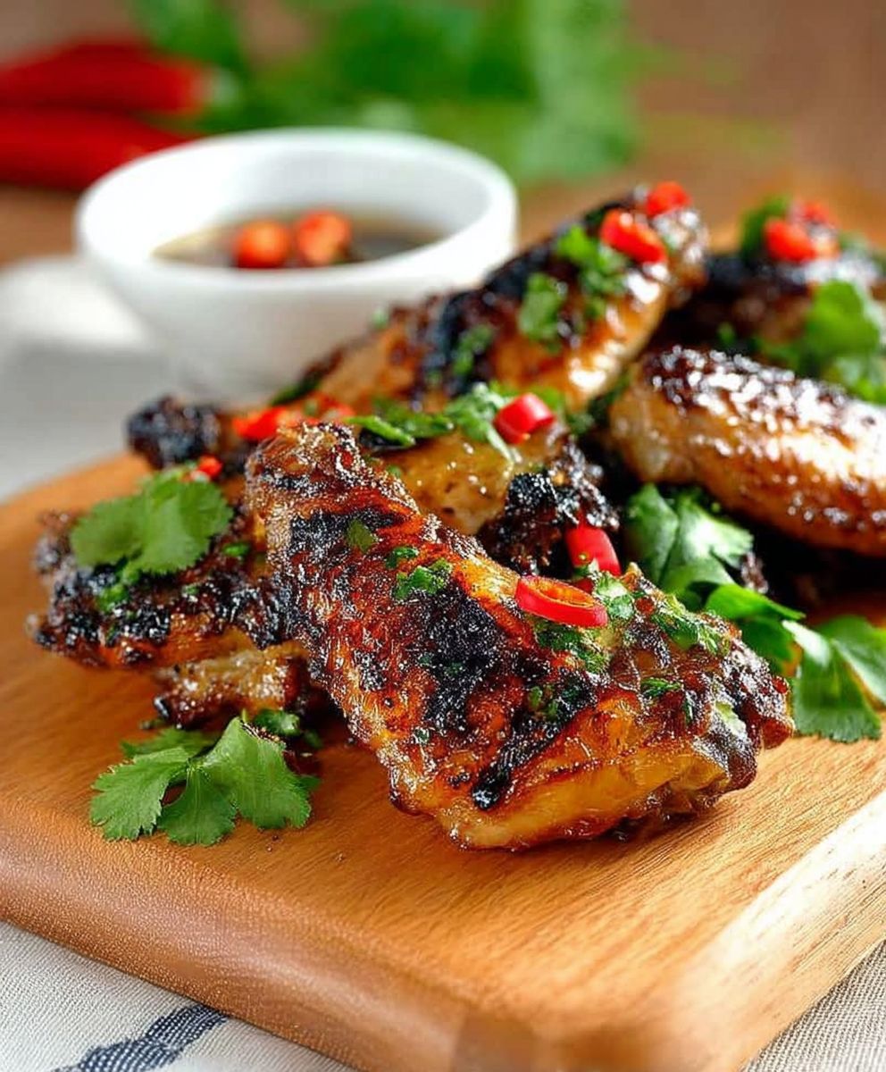 Vietnamese Grilled Chicken Wings
