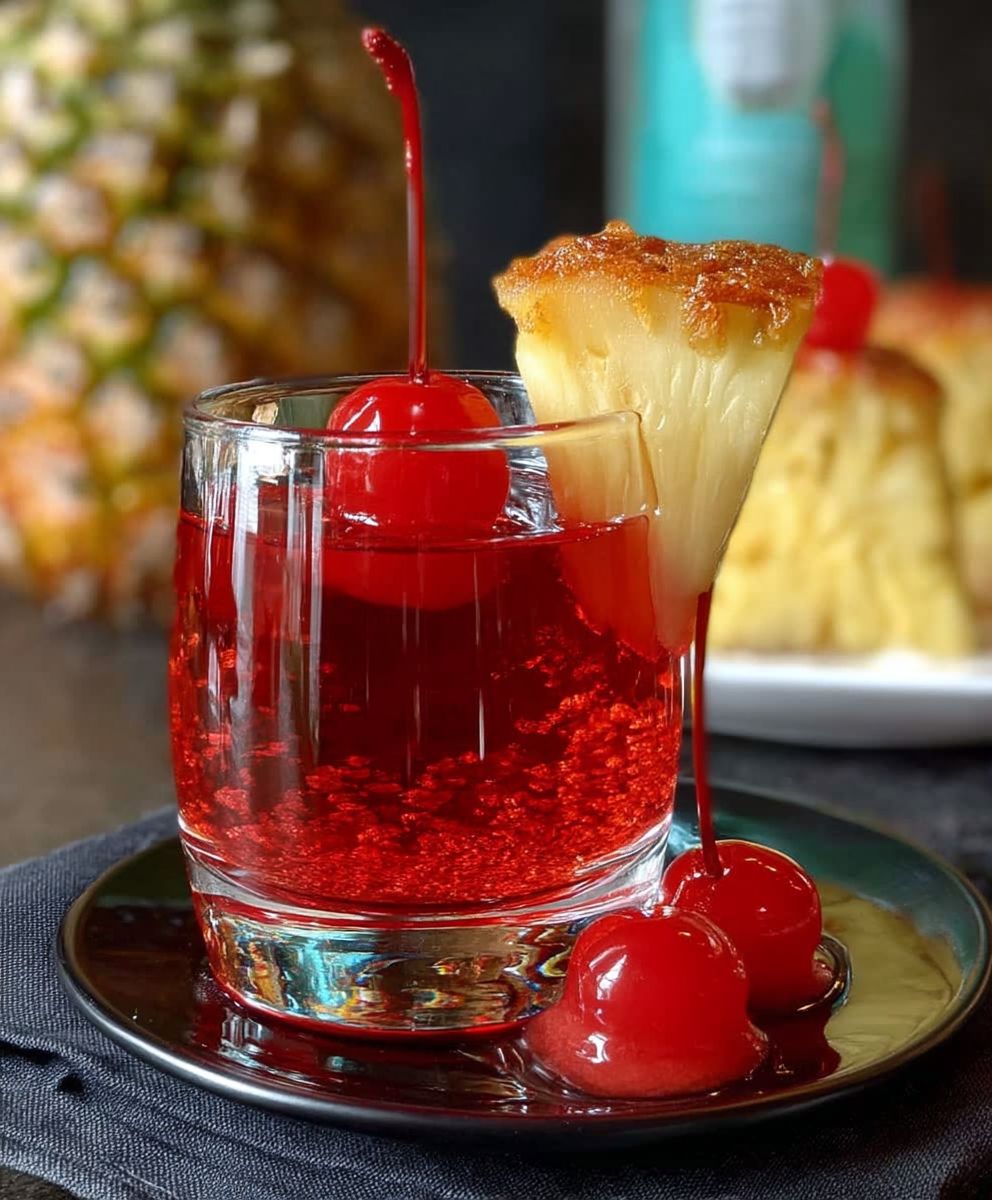 Pineapple Upside Down Cake Shot