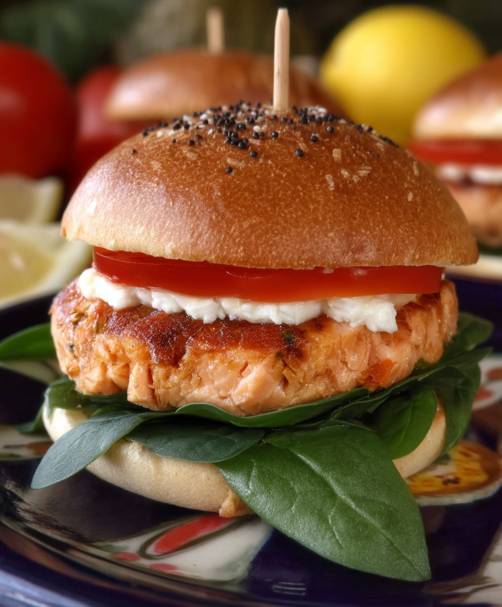 Salmon burgers