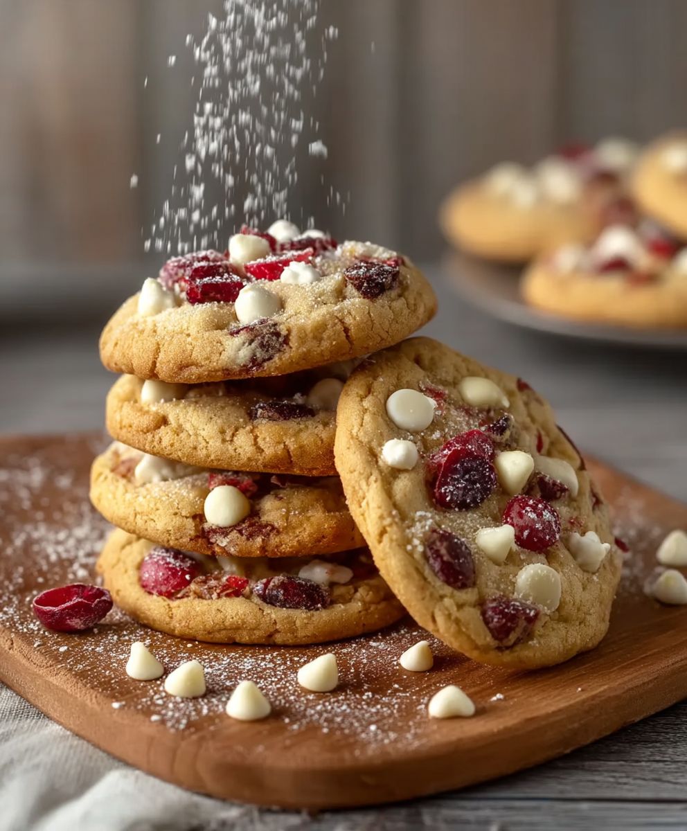 Cranberry White Chocolate Cookies