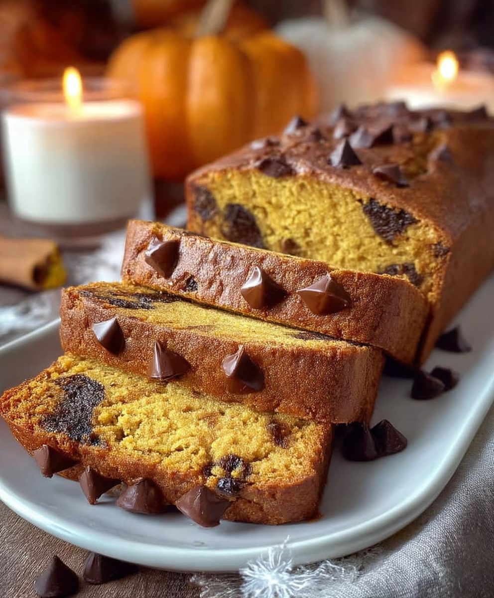 Pumpkin Chocolate Chip Bread