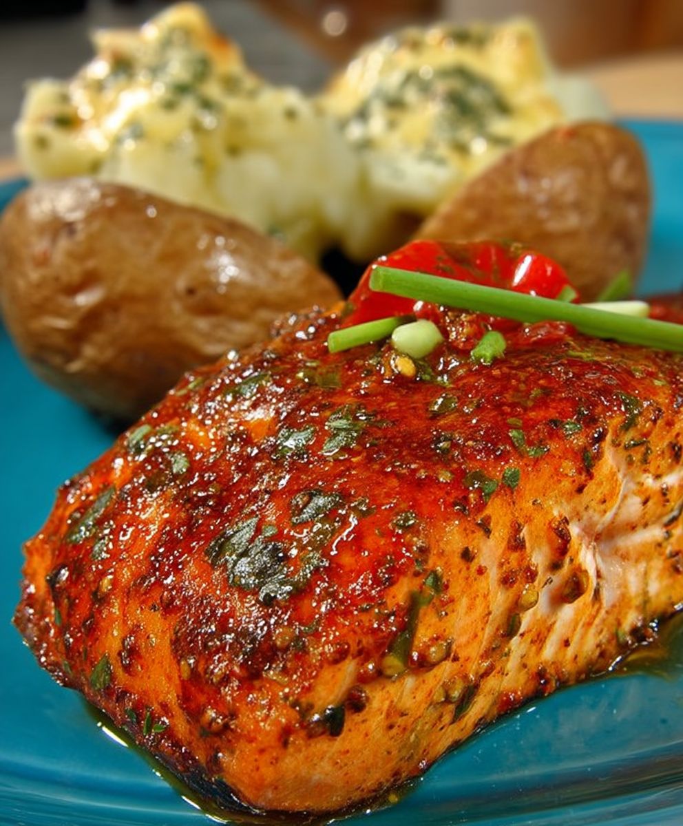 Barbeque Roasted Salmon