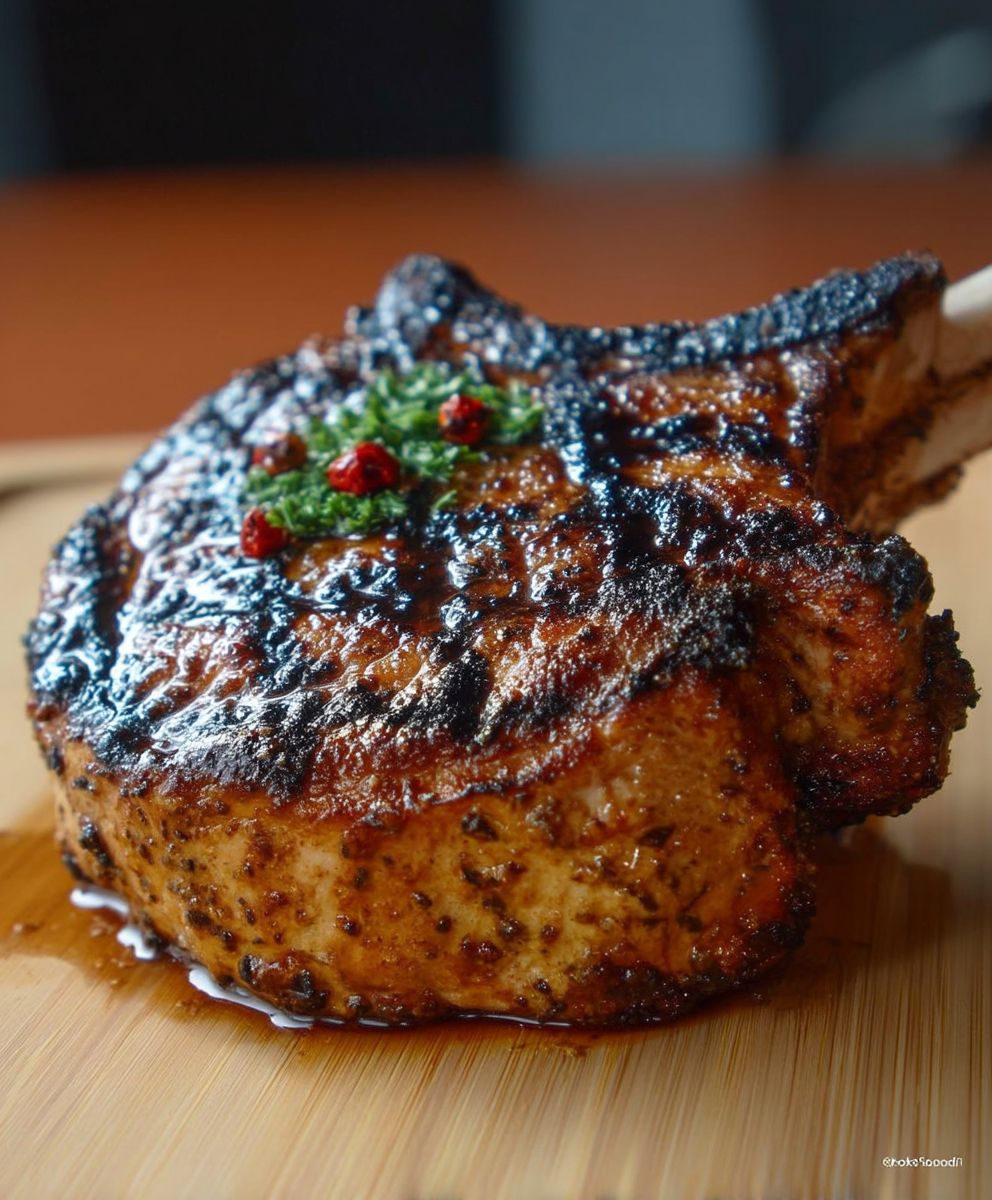 Keto pork chop