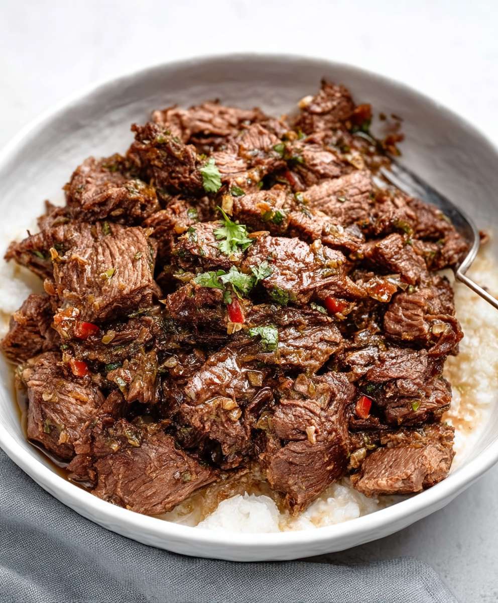 Salsa Verde Beef Slow Cooker