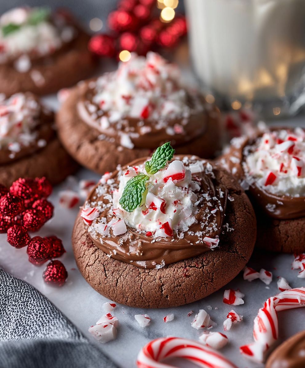 Chocolate Peppermint Cookies