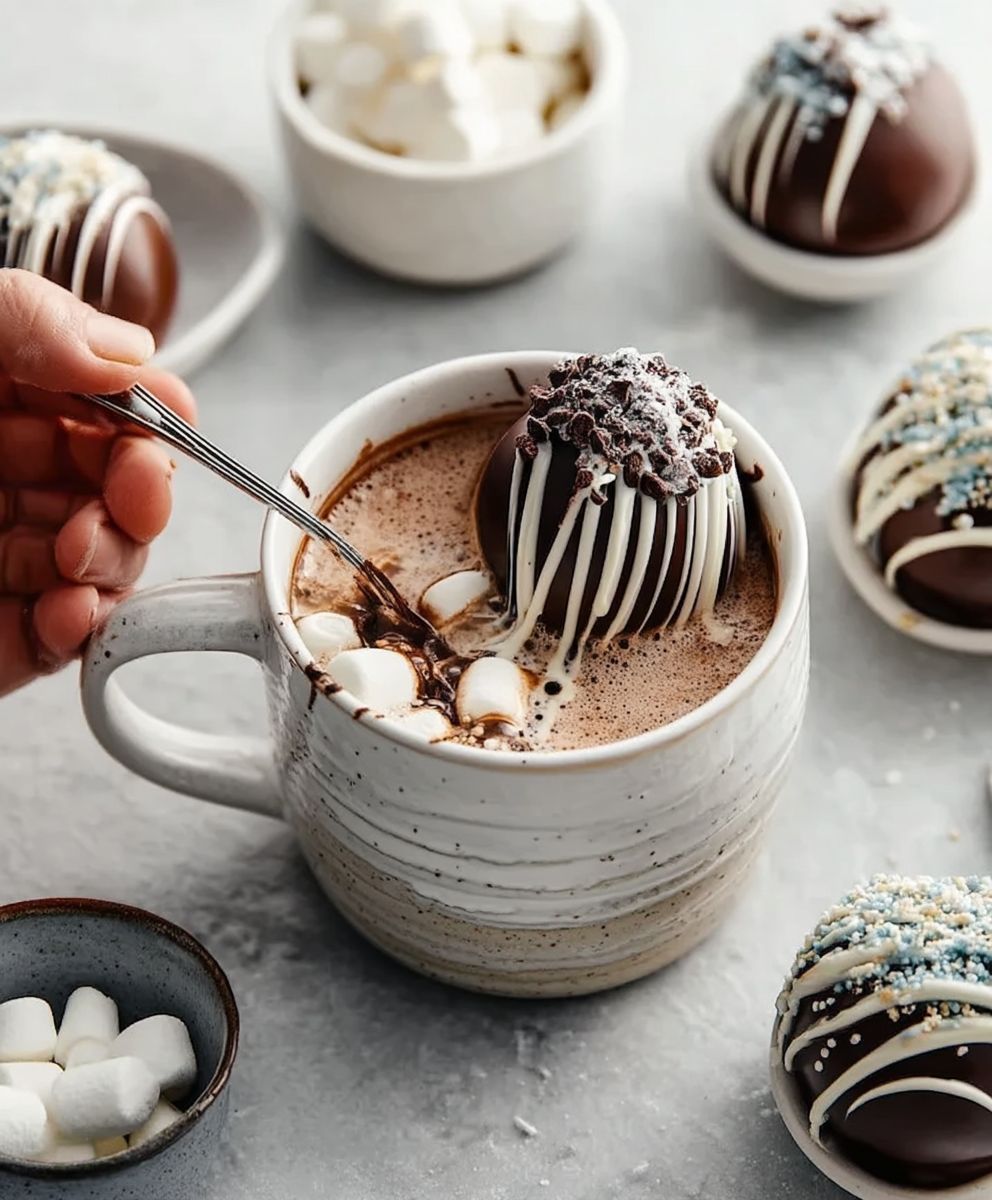Hot chocolate bombs homemade