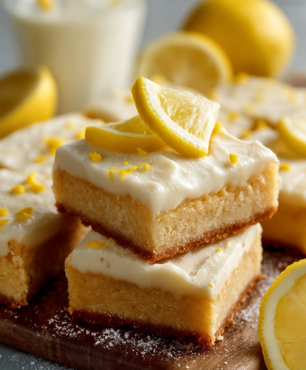 Lemon cookie bars