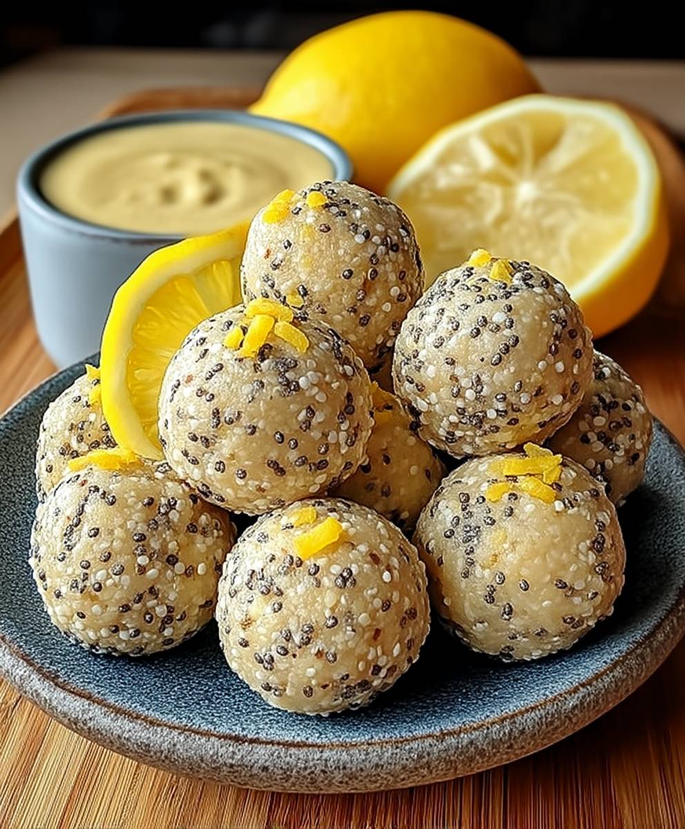 Lemon Poppy Seed Balls