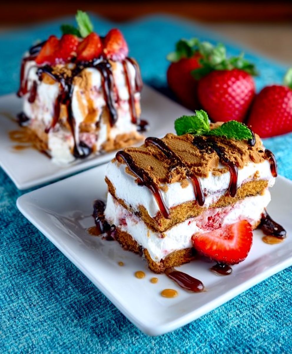 Biscoff icebox cake