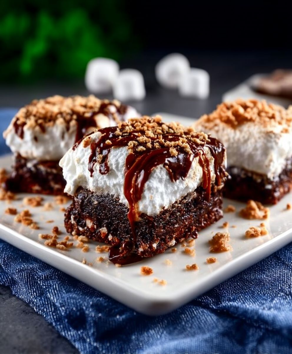 Marshmallow chocolate brownies