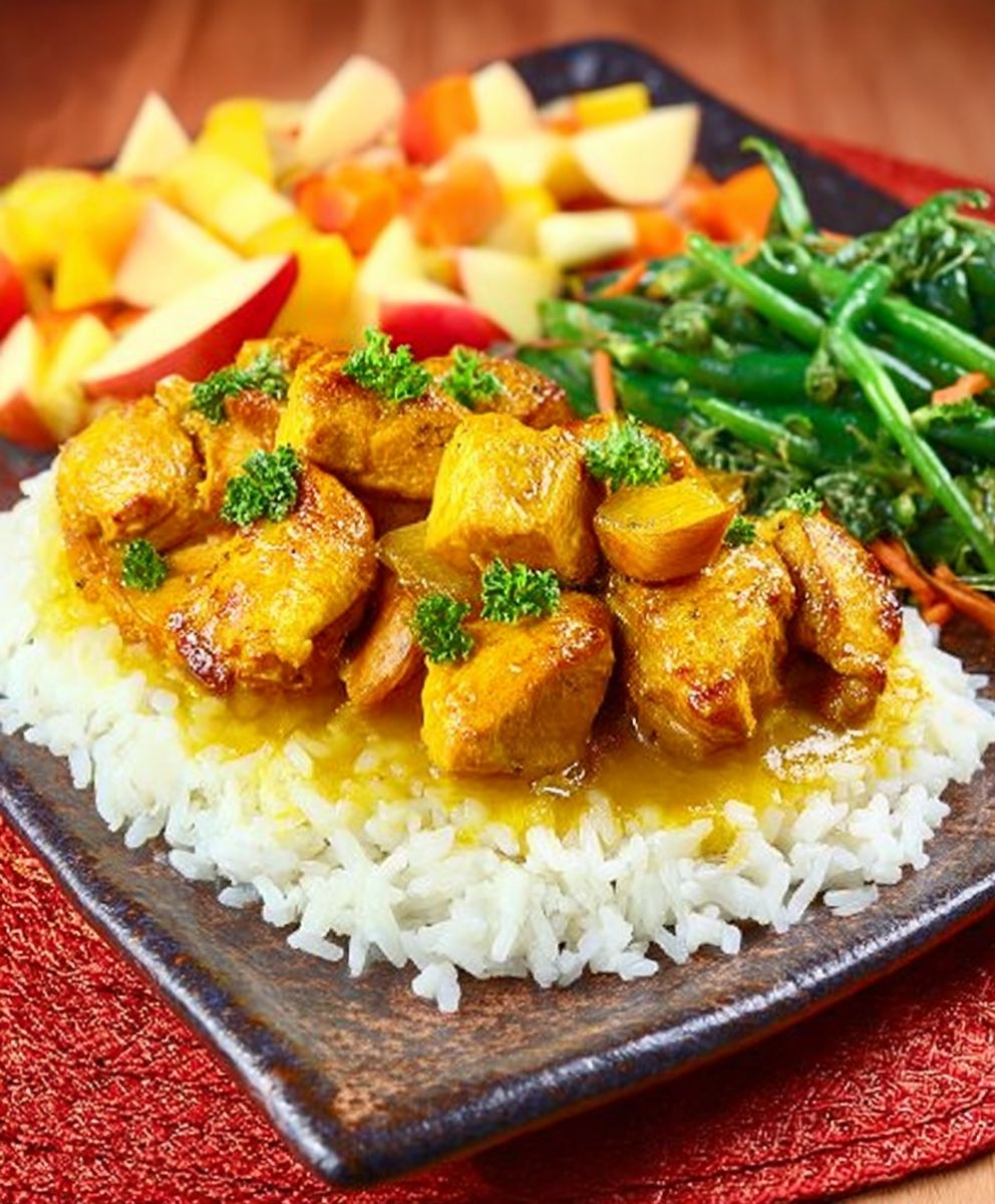 Curried chicken apple