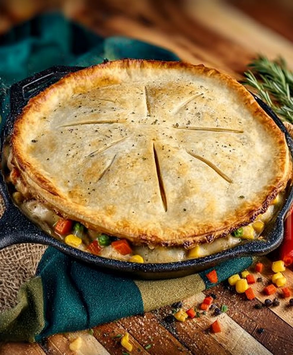 Skillet Chicken Pot Pie