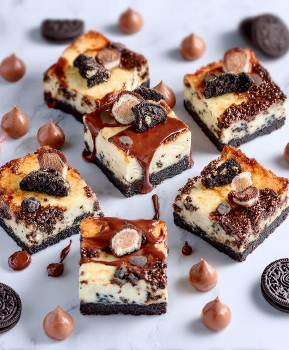 Naughty cheesecake bars