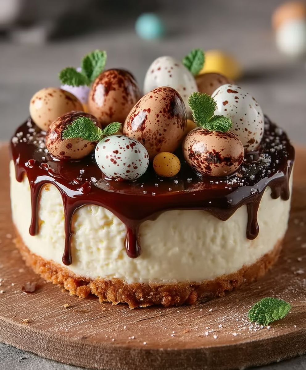 Easter Egg Cheesecake