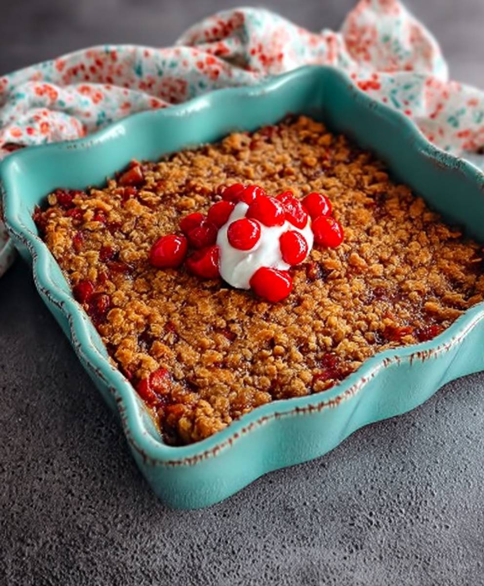 Rhubarb crisp