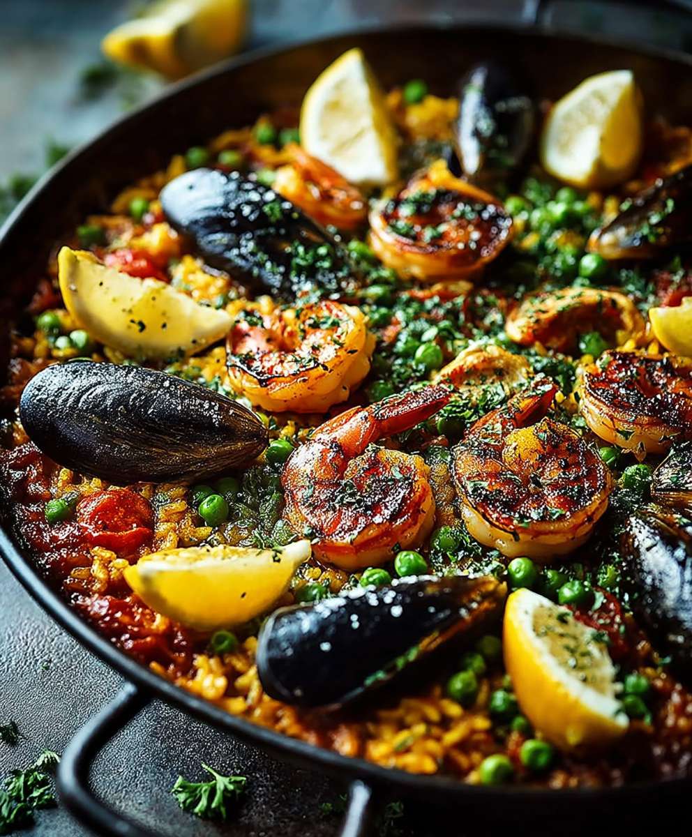 Spanish Seafood Paella