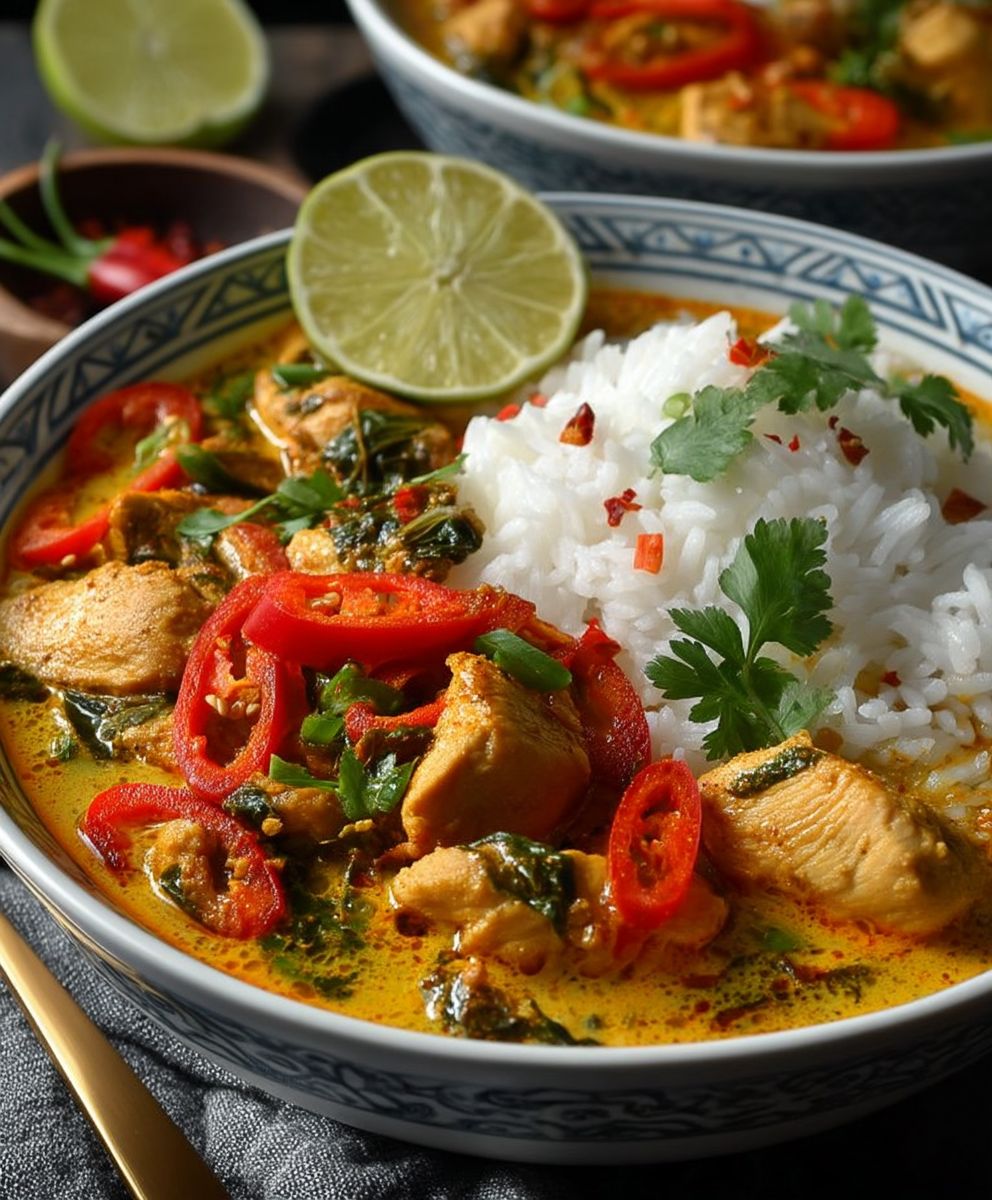 Spicy Summer Coconut Chicken