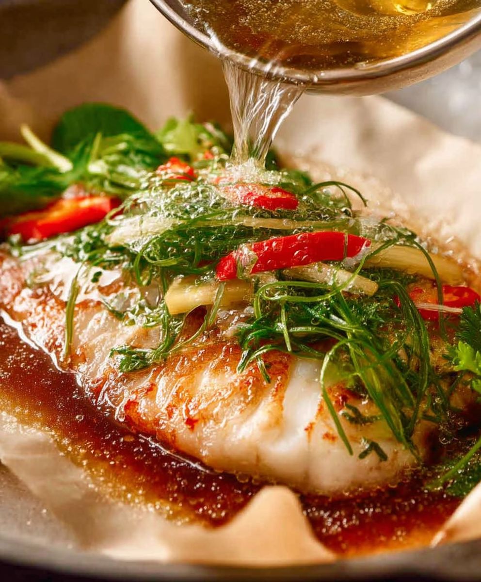 Ginger Steamed Fish