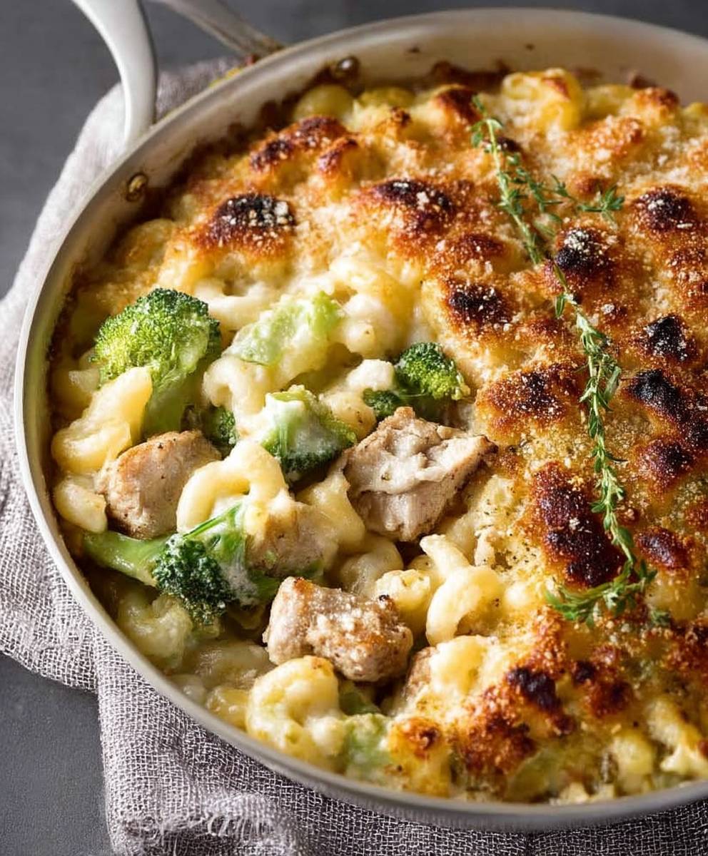 Chicken Macaroni Cheese Baked
