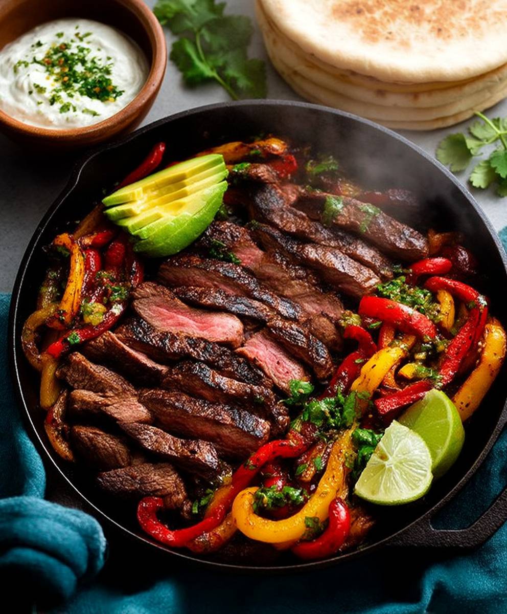 Beef Steak Fajitas
