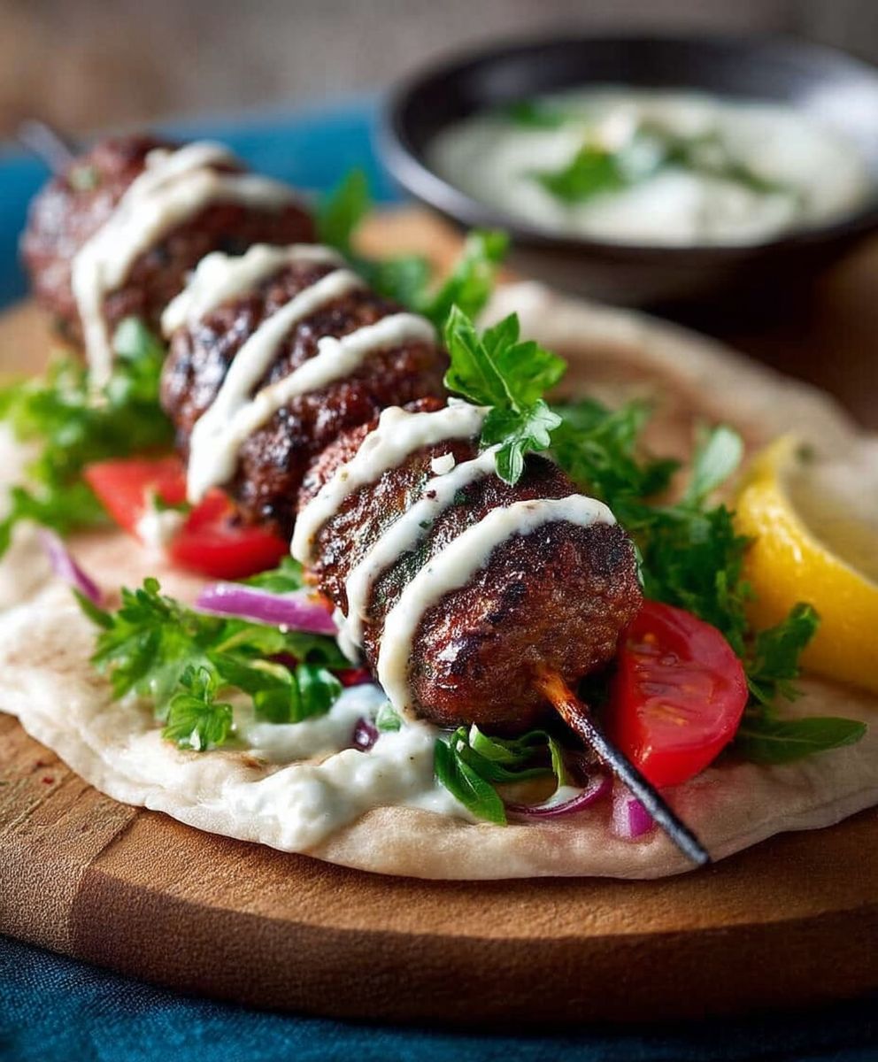 Turkish Lamb Kofta Kebabs