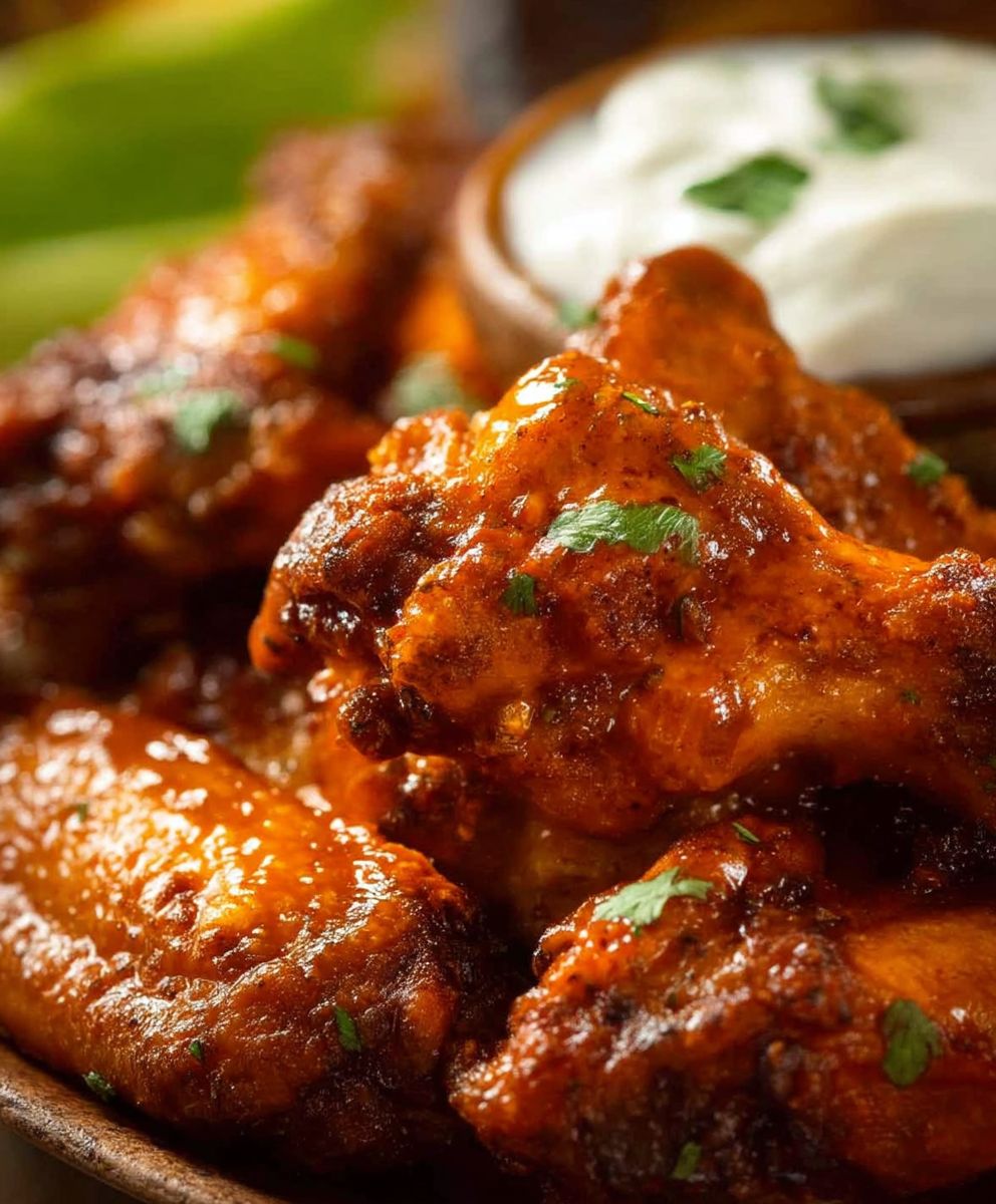 Baked Buffalo Wings