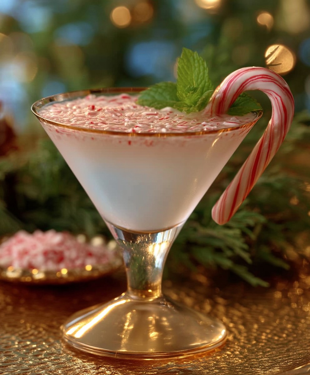 Peppermint Martini Cocktail