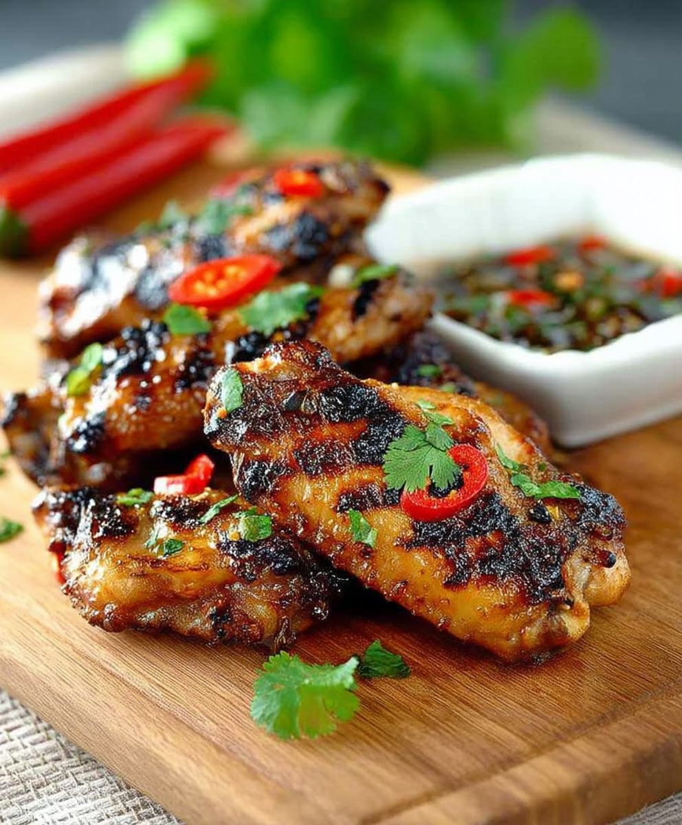 Vietnamese Grilled Chicken Wings