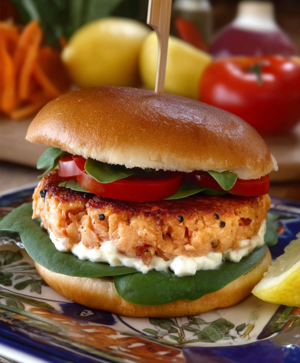 Salmon burgers