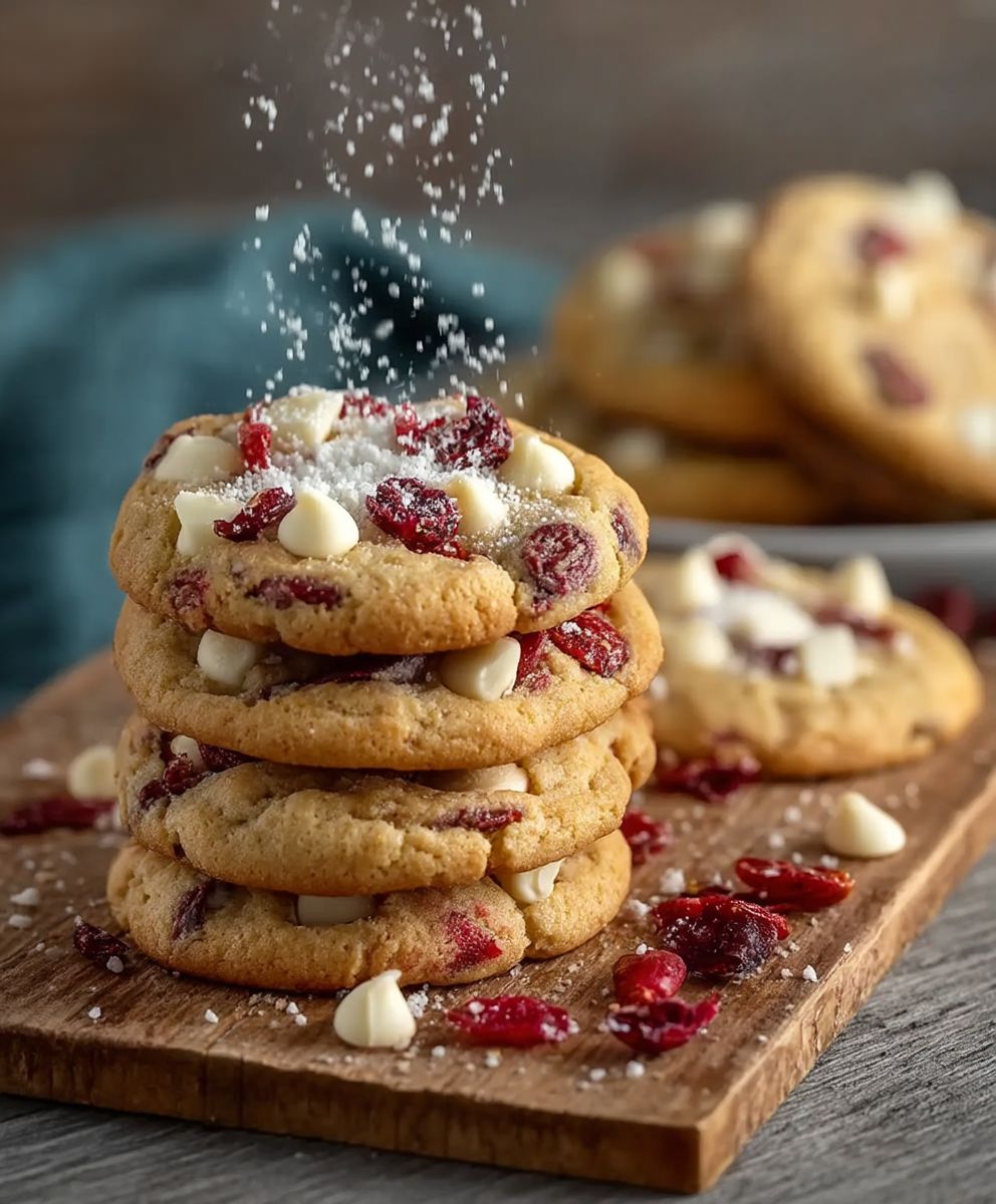 Cranberry White Chocolate Cookies