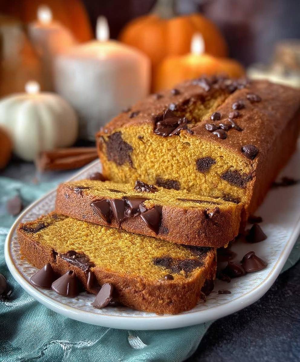 Pumpkin Chocolate Chip Bread