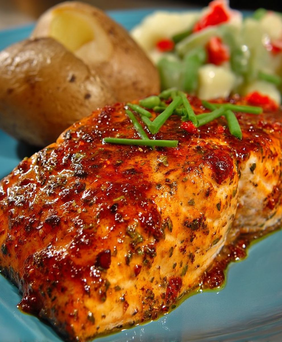 Barbeque Roasted Salmon