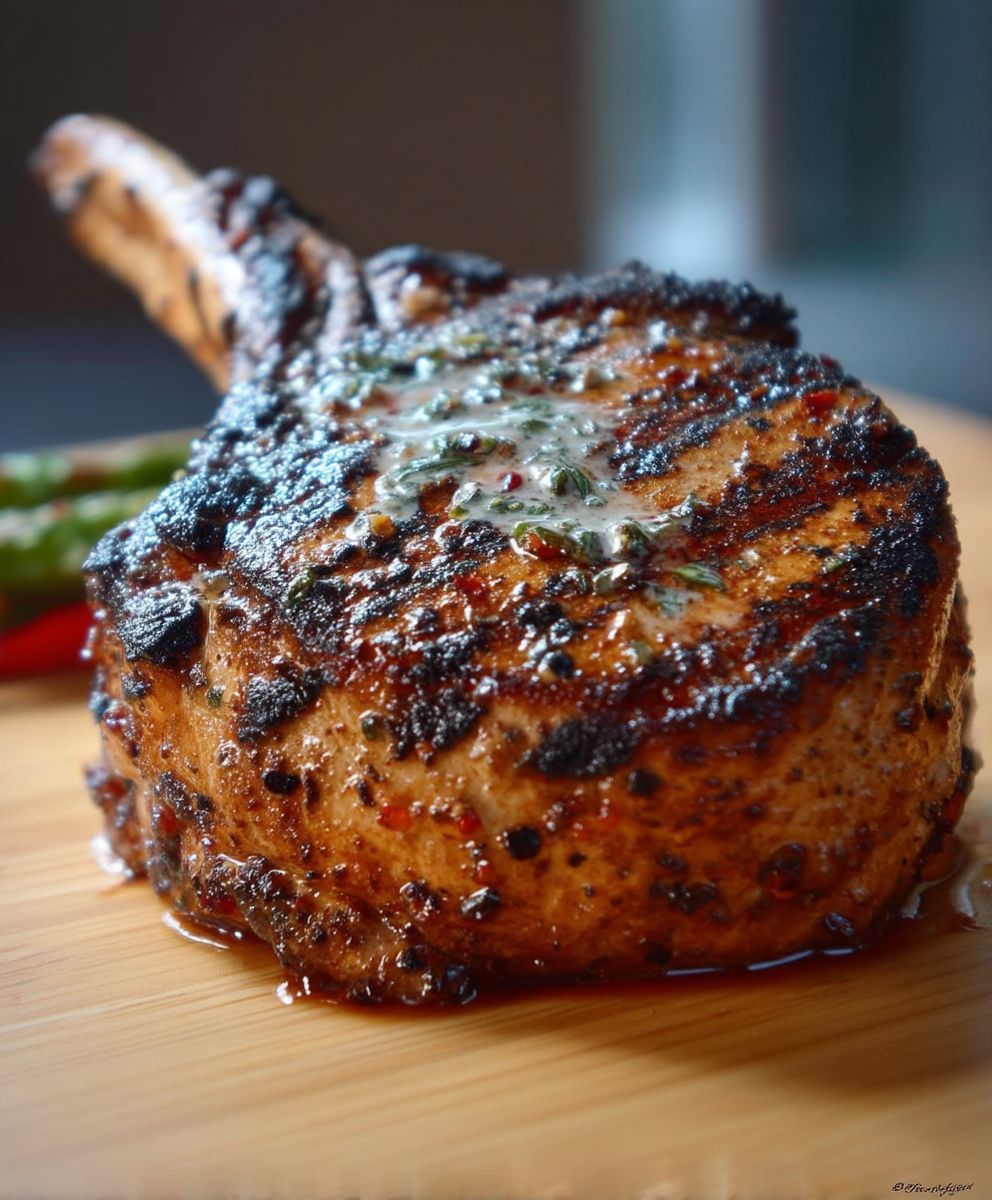 Keto pork chop