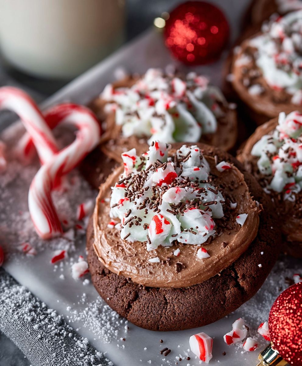 Chocolate Peppermint Cookies