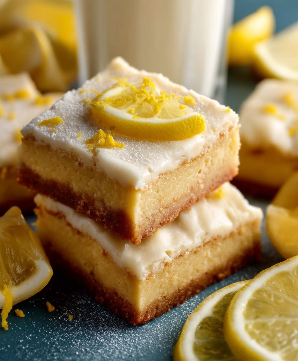 Lemon cookie bars