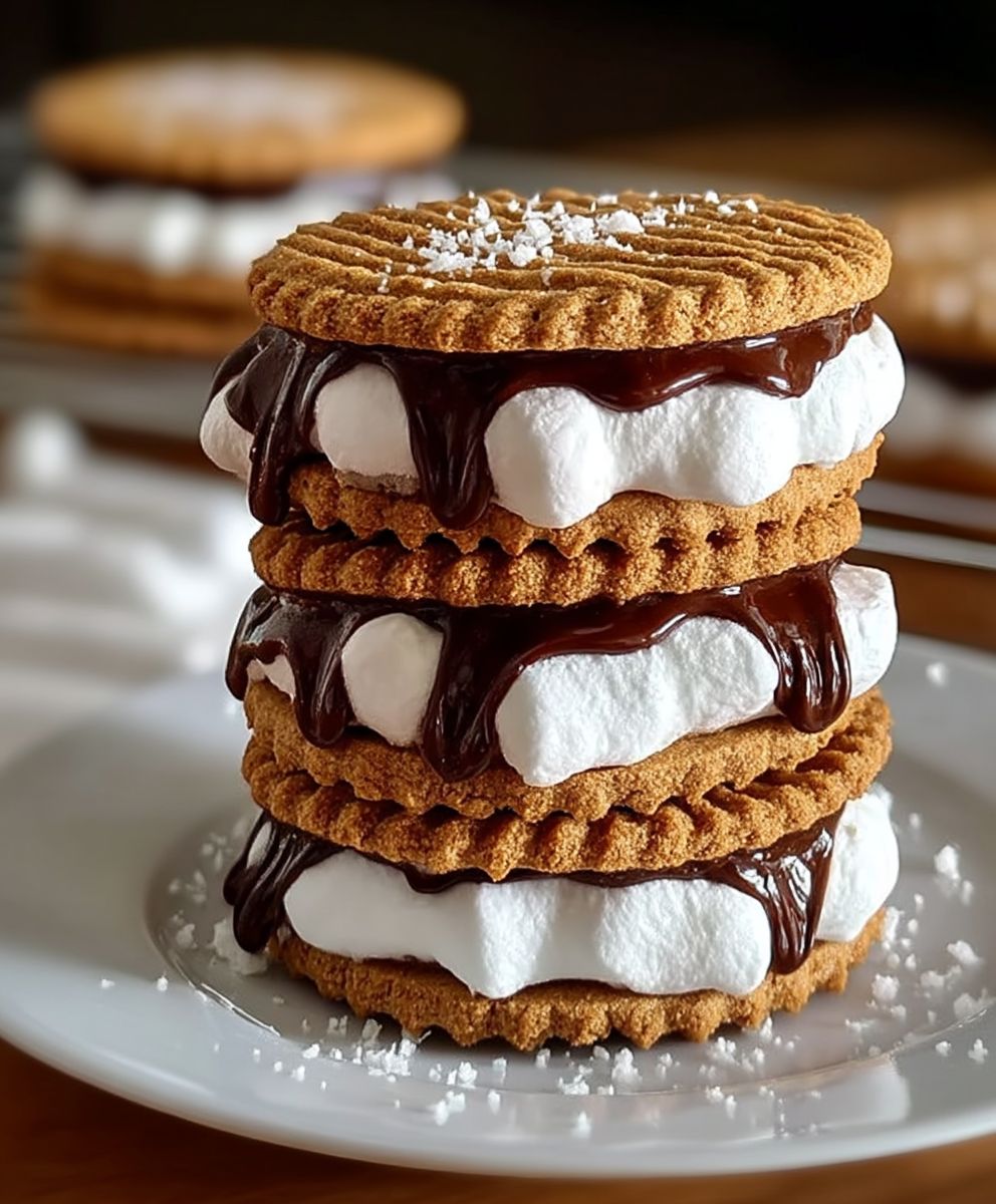 Peanut Butter Smores Cookies