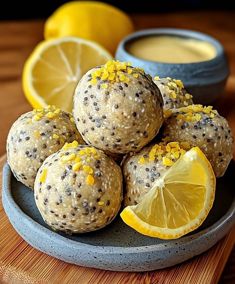 Lemon Poppy Seed Balls